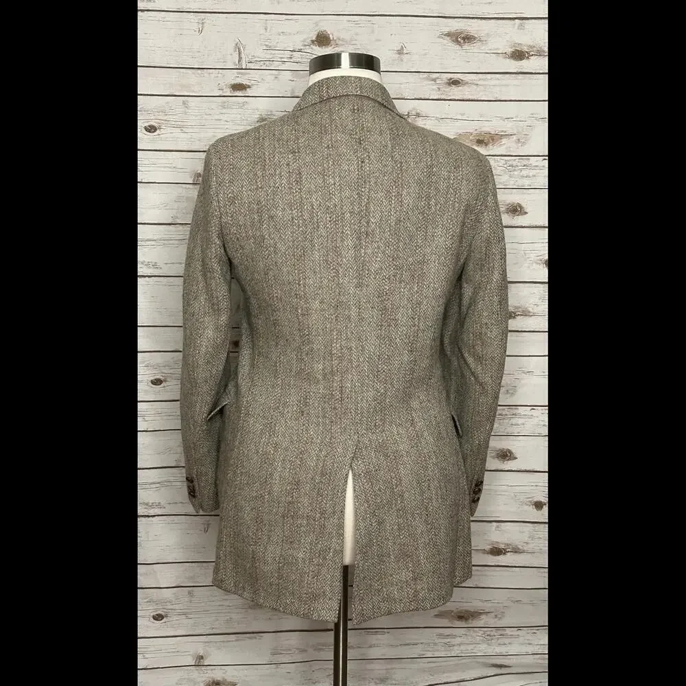 Vintage Asher Harris Tweed Union Made 100% Scottish wool blazer